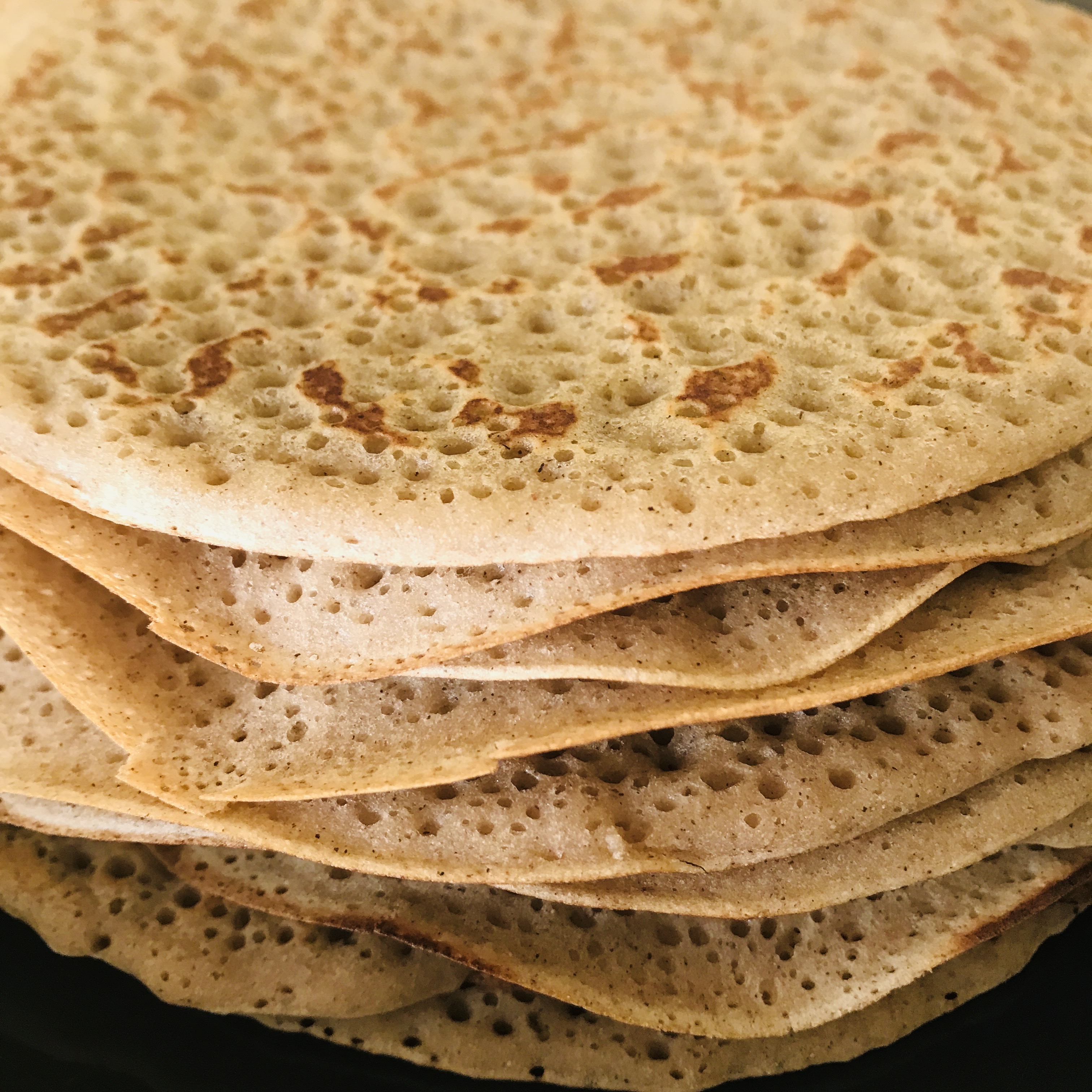 Recette de pancake minute Sans gluten, sans lactose, sans sucres ajoutés